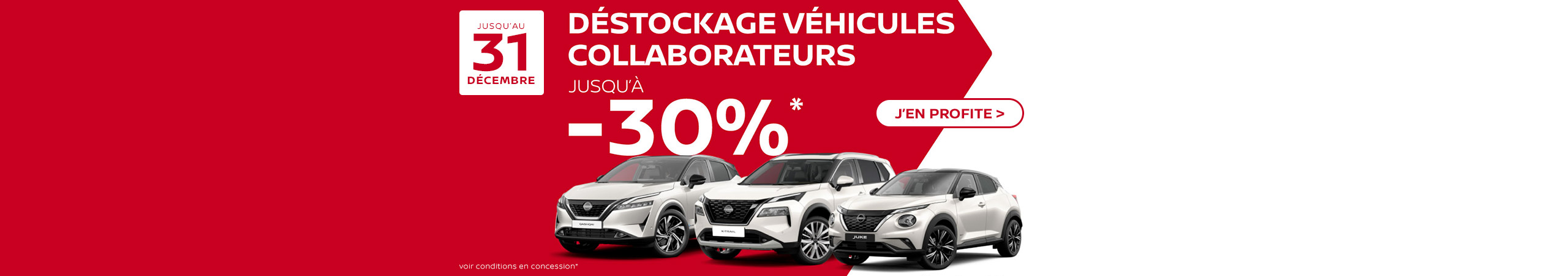 destockage nissan - collab 30